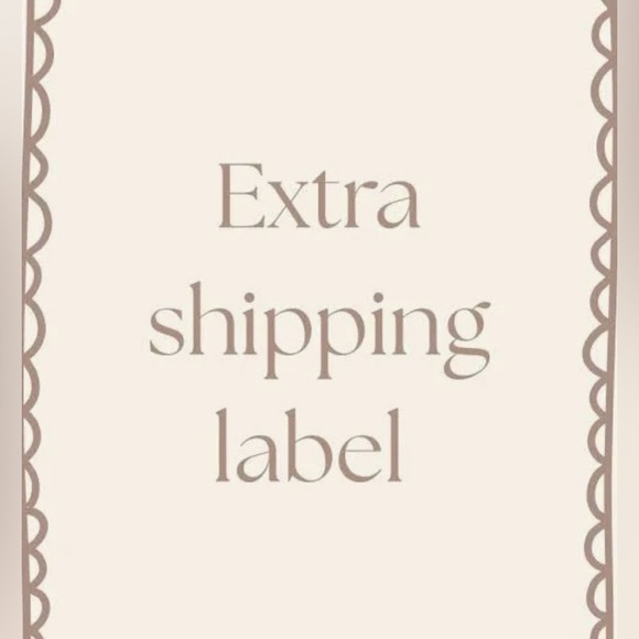 Extra Shipping Label - Picture 1 of 1